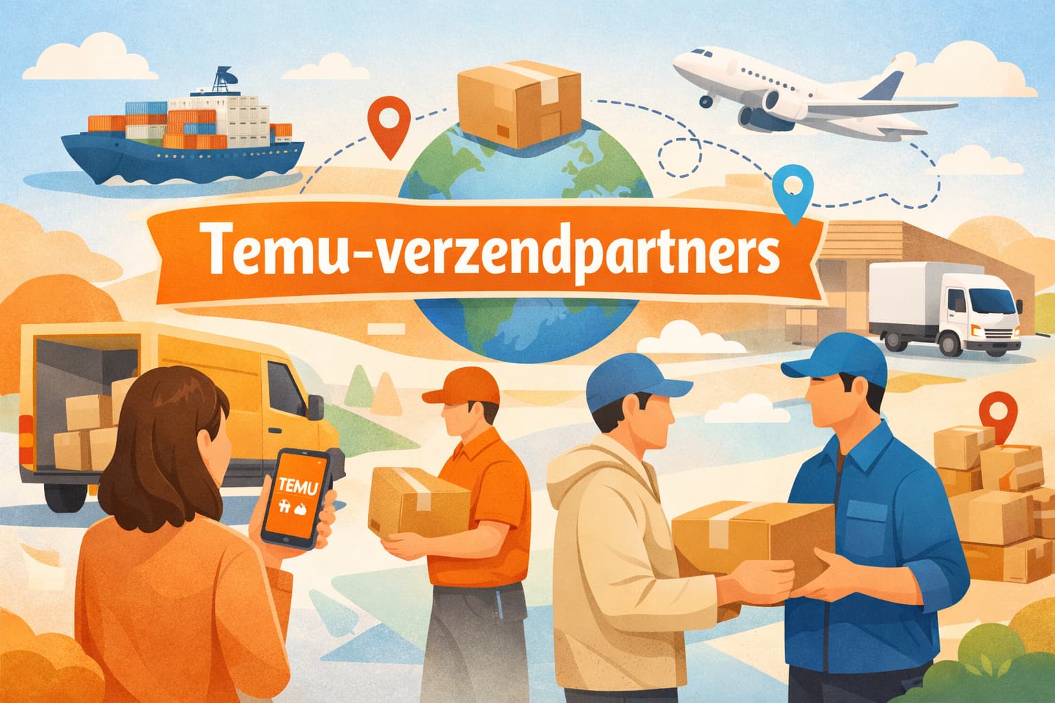 Temu-verzendpartners: zo werkt levering via de Temu-app