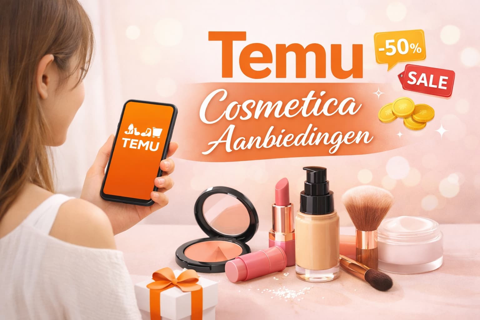 Temu cosmetica aanbiedingen ontdekken in de app