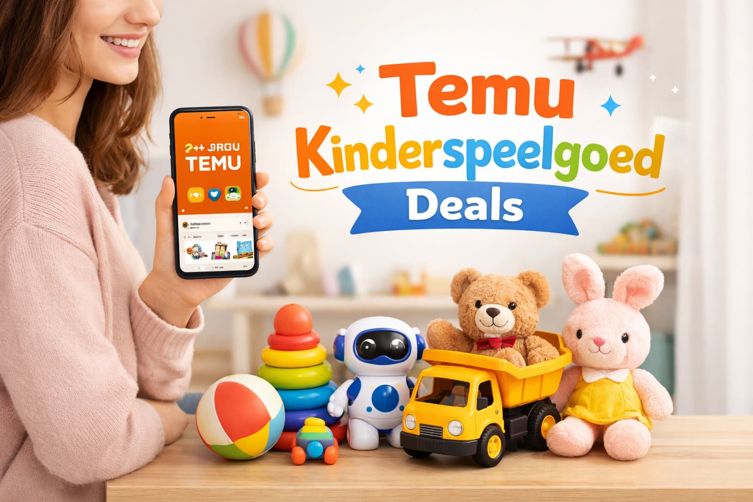Temu kinderspeelgoed deals: slim besparen voor ouders